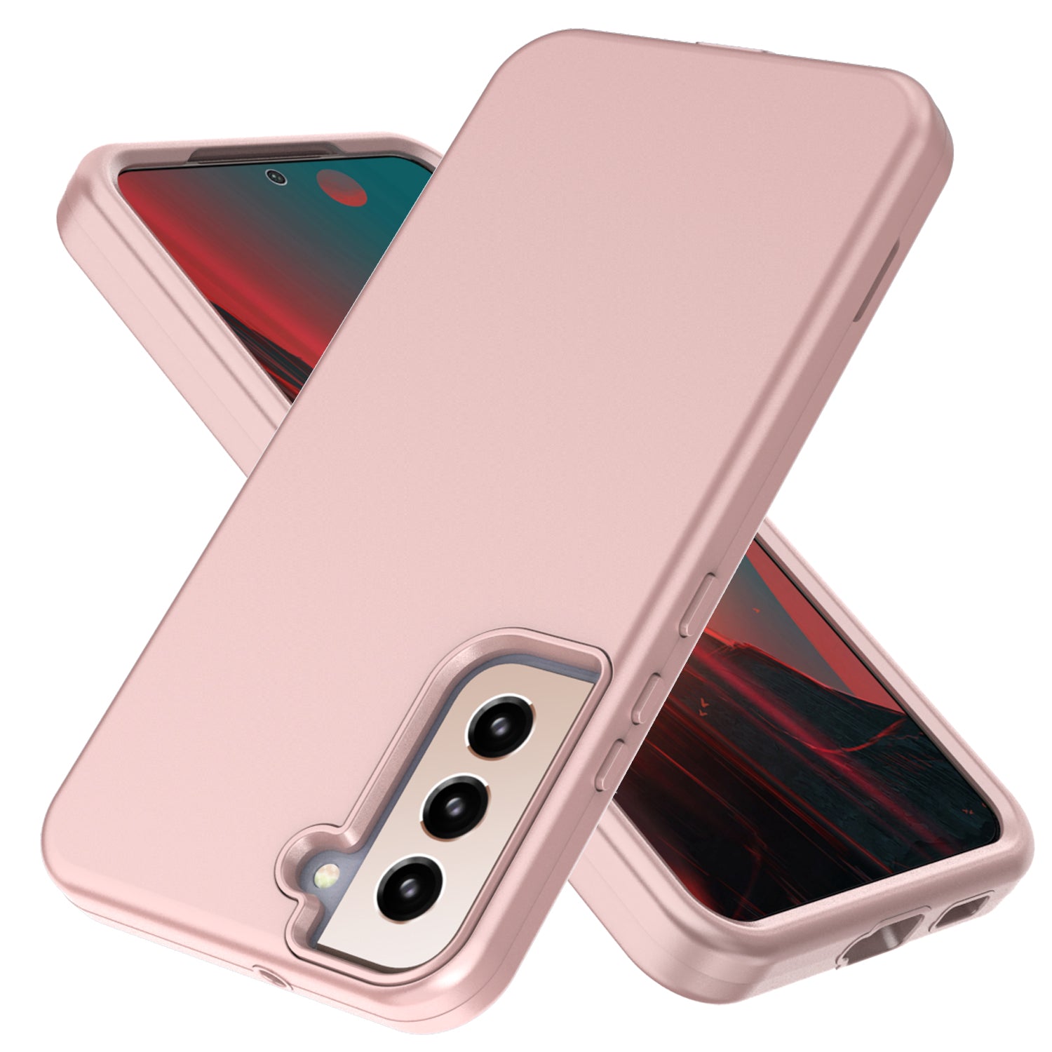 GW03 For Samsung Galaxy S23 Thicken TPU PC Phone Case Rubberized Anti-fingerprint Phone Cover GW03 For Samsung Galaxy S23 Thicken TPU PC Phone Case Rubberized Anti-fingerprint Phone Cover